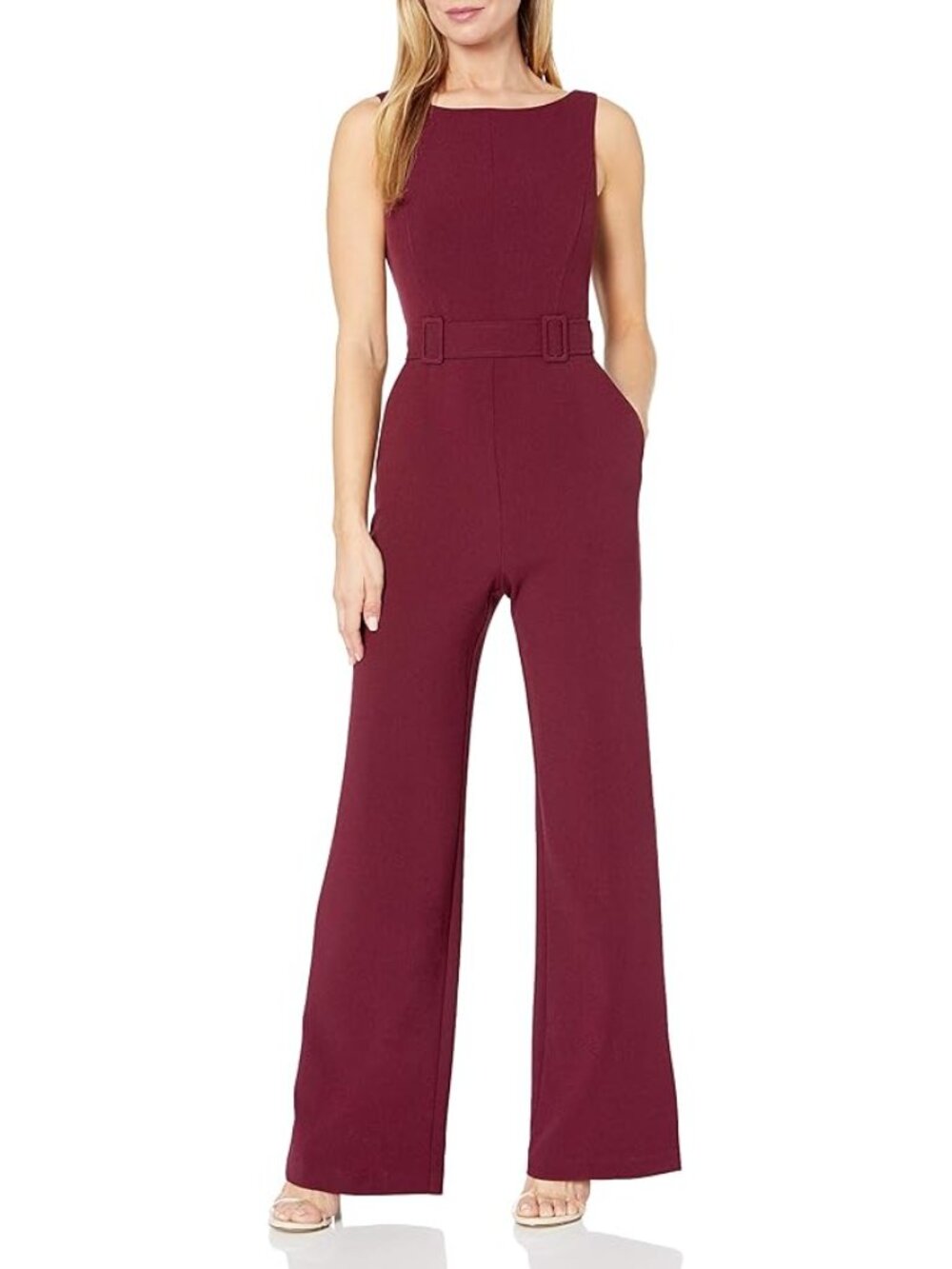 Wide-leg sleeveless jumpsuit.  By Vince Camuto.